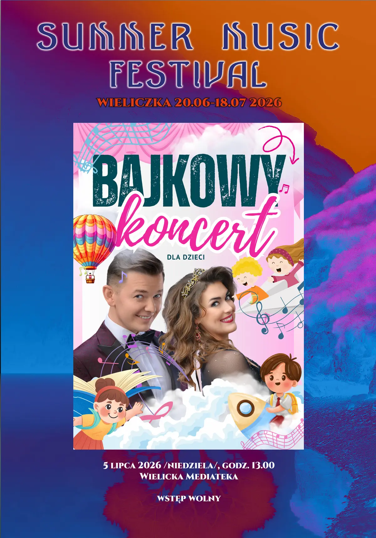 Bajkowy Koncert dla dzieci — plakat