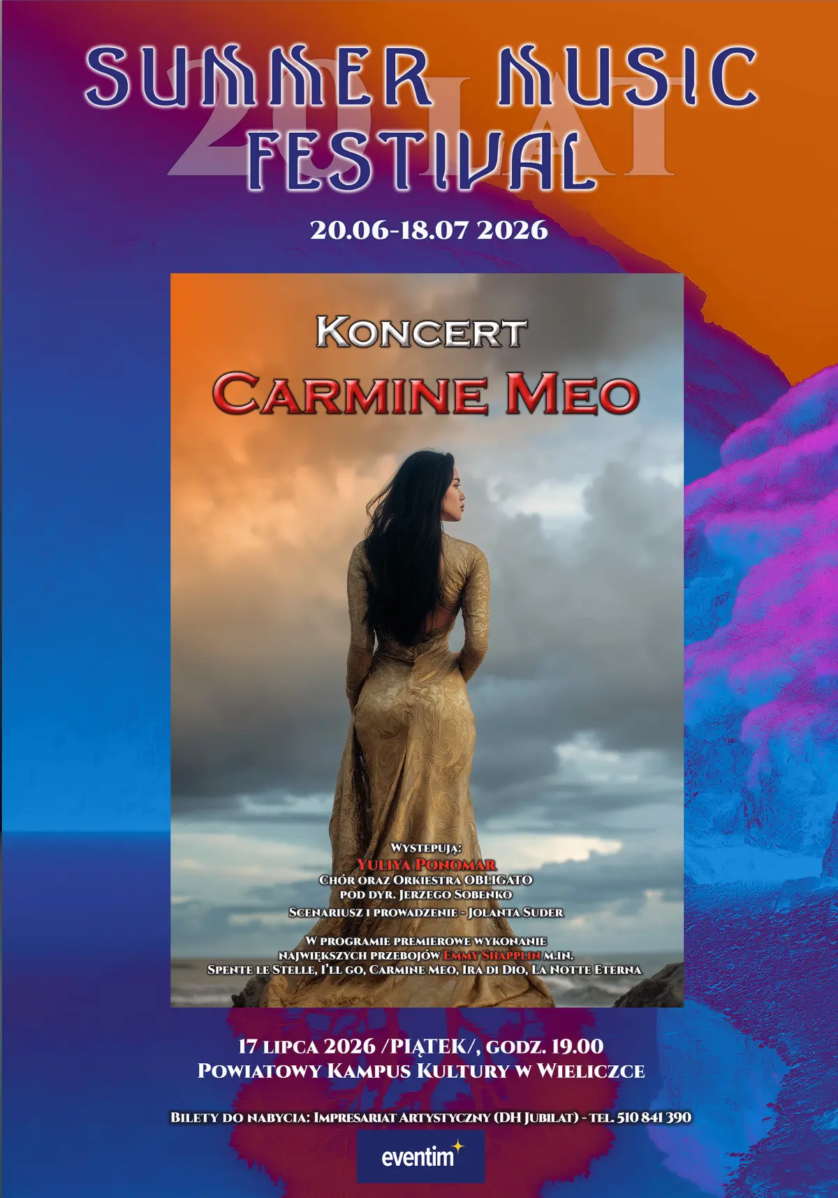 Carmine Meo — plakat zaproszenia